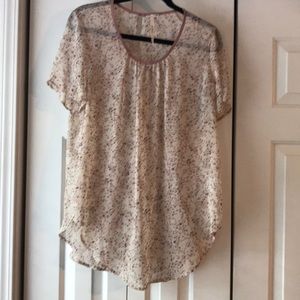 Nordstrom Chiffon floral blouse